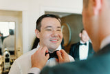 Black Satin Bow Tie
