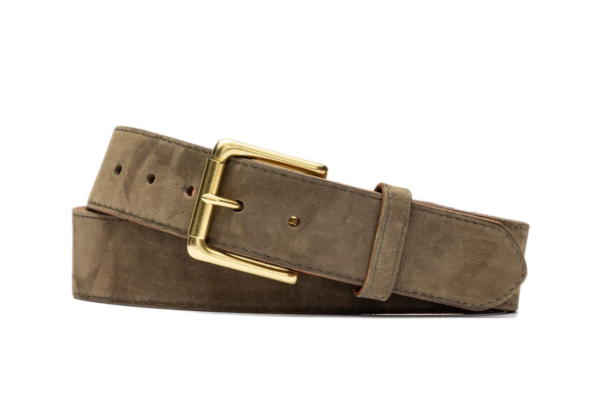 Suede Calf Belt