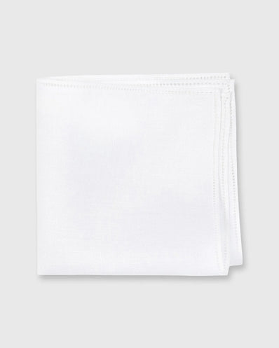 White Pocket Square