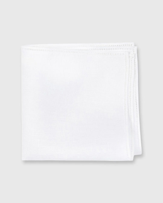 White Pocket Square