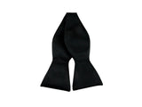 Black Satin Bow Tie